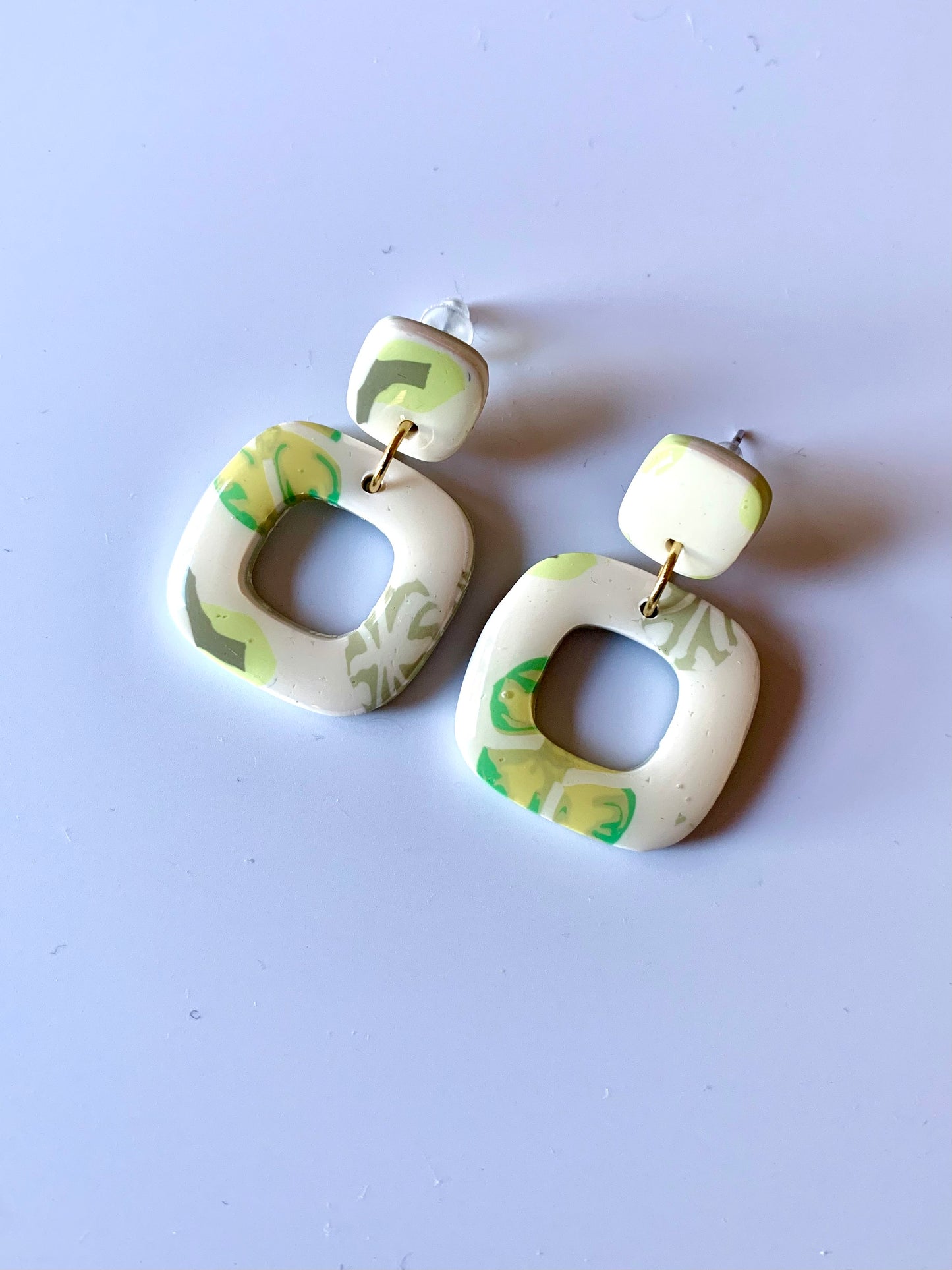 Mini Greta flores verdes