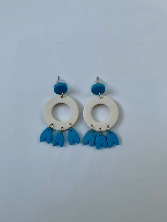 Atrapasueños hueso y turquesa