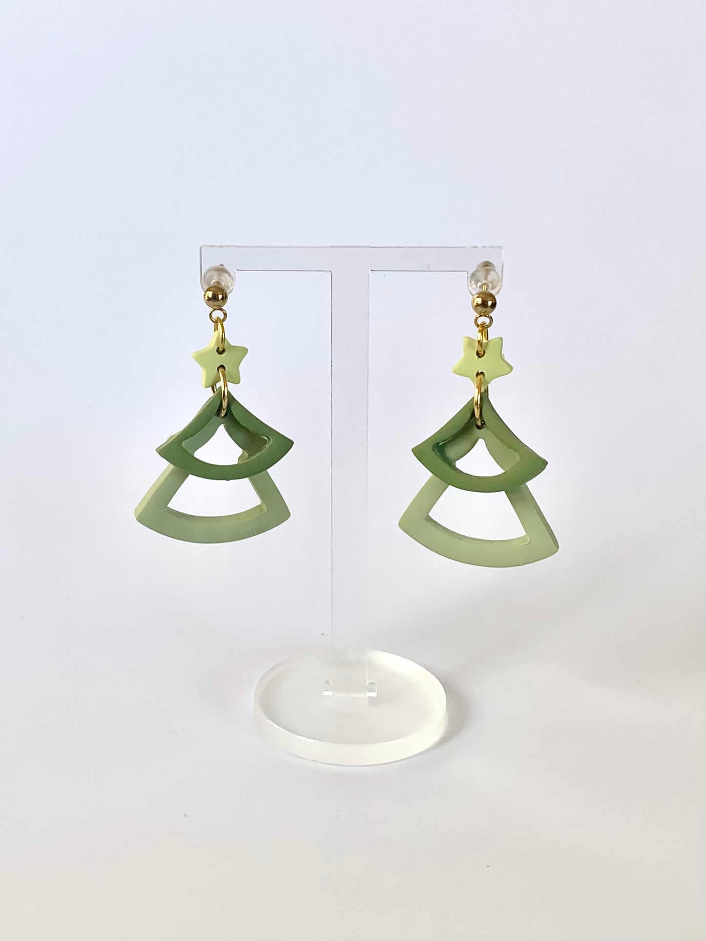 Abeto verde claro verde oscuro