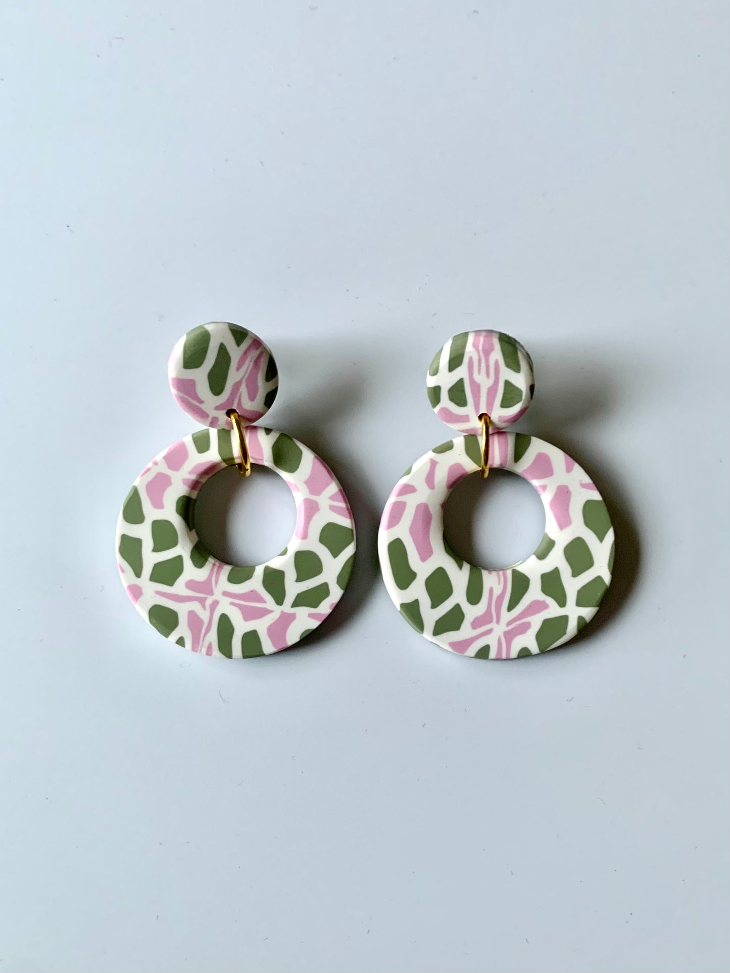 Lolita mosaico verde y rosa
