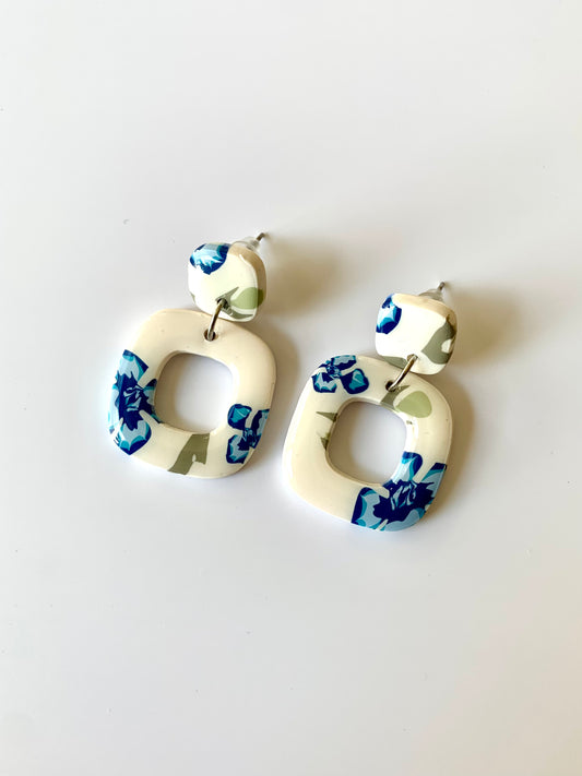 Mini Greta flores azules