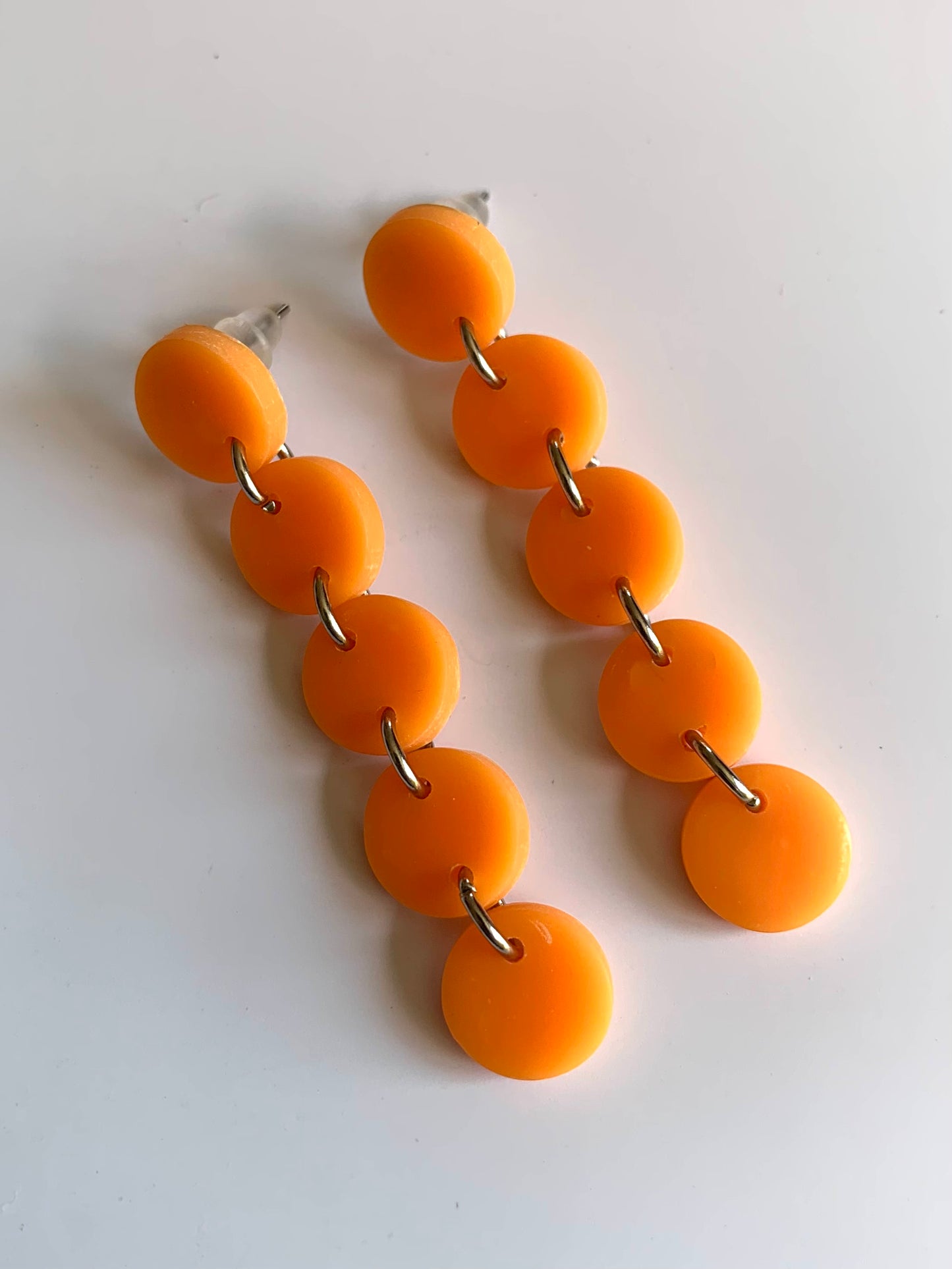 Perlitas naranja tranlúcido