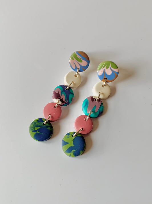 Celia flores rosas y multicolor